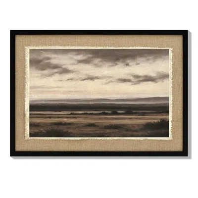 Breebe Vintage Landscape Large Framed Wall Art, Nature Scenery Canvas 20x28in In Multi