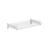 Breebe Wall-mounted Drying Rack Clothing 15.7"d X 24.1"w X 4.7"h - Cloud White In Metallic
