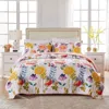 Breebe Watercolor Dream White Quilt Set 3-piece King/cal King In Multi