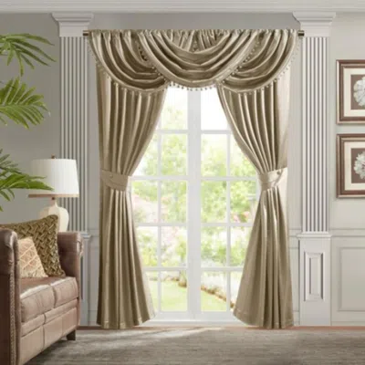 Breebe Waterfall Valance (only 1 Pc Valance) In Brown