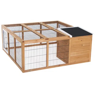Breebe Waterproof Rabbit Hutch For Small Animals Outdoor Use In Multi