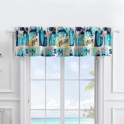 Breebe Wave Rider Window Valance In Multi