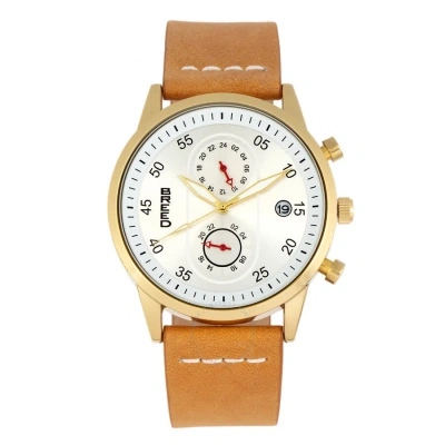 Breed Andreas Silver-tone Dial Men's Watch Brd8706 In Two Tone  / Gold Tone / Orange / Silver