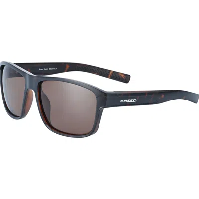 Breed Astor Polarized Mens Sunglasses In Brown