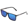 Breed Caelum Polarized Sunglasses In Black/blue