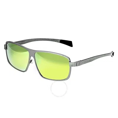 Breed Finlay Titanium Sunglasses In Silver / Spring / Yellow