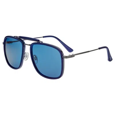 Breed Flyer Polarized Sunglasses In Navy/blue