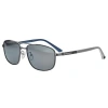 Breed Gotham Polarized Sunglasses In Gunmetal/silver