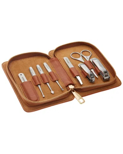 Breed Katana 8 Piece Surgical Steel Groom Kit In Camel