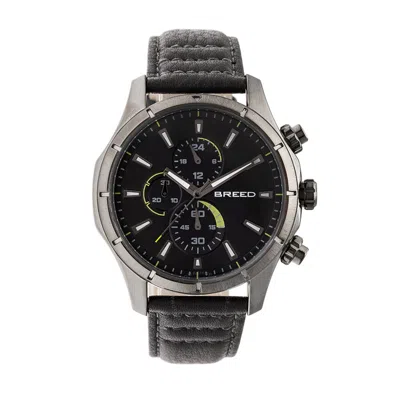 Breed Lacroix Chronograph Watch 6806 In Grey/gunmetal