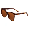 Breed Linux Polarized Sunglasses In Tortoise/brown