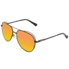 Breed Lyra Polarized Sunglasses In Black/red-yellow
