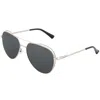 Shop Breed Lyra Polarized Sunglasses In Silver