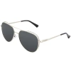 Breed Lyra Polarized Sunglasses In Silver/black