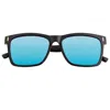 Breed Men's Black / Blue Pictor Polarized Tr90 Square Sunglasses - Black, Blue