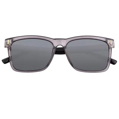 Breed Men's Black / Grey Pictor Polarized Tr90 Square Sunglasses - Black, Grey In Multi