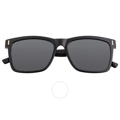 Breed Men's Black Round Sunglasses Bsg065bk