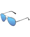 Breed Lyra Mirror Coating Pilot Mens Sunglasses Bsg061bl In Black