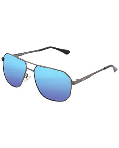 Breed Men's Bsg064bl 60 X 47mm Polarized Sunglasses In Blue