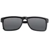 Breed Men's Caelum Polarized Acetate Rectangular Sunglasses - Black