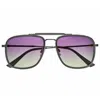 Breed Men's Flyer Polarized Tr90 Aviator Sunglasses - Black