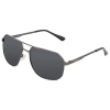 Breed Norma Polarized Sunglasses In Gunmetal/black