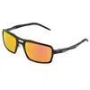 Breed Orpheus Aluminum Polarized Sunglasses In Black/red-yellow