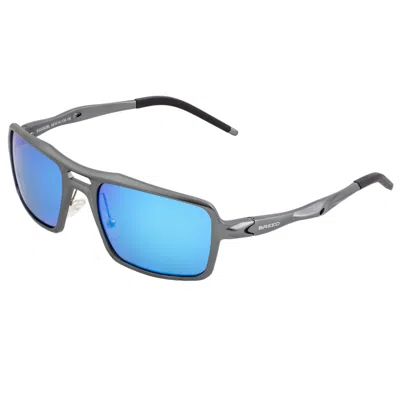 Breed Orpheus Aluminum Polarized Sunglasses In Gunmetal/blue