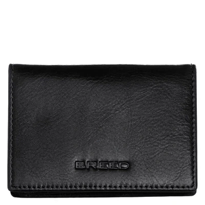 Breed Porter Genuine Leather Bi-fold Wallet - Black