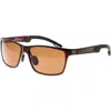 Breed Pyxis Titanium Polarized Sunglasses In Brown/brown