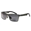 Breed Pyxis Titanium Polarized Sunglasses In Gunmetal/black
