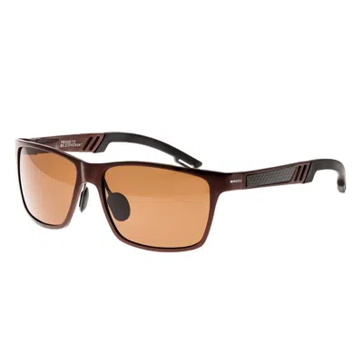Breed Pyxis Titanium Polarized Sunglasses In Brown/brown