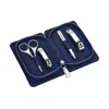 Breed Sabre 4-piece Stainless-steel Grooming Kit - Blue