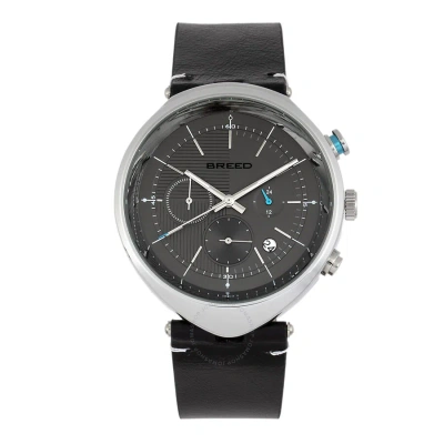 Breed Tempest Chronograph Quartz Grey Dial Men's Watch Brd8603 In Black / Grey