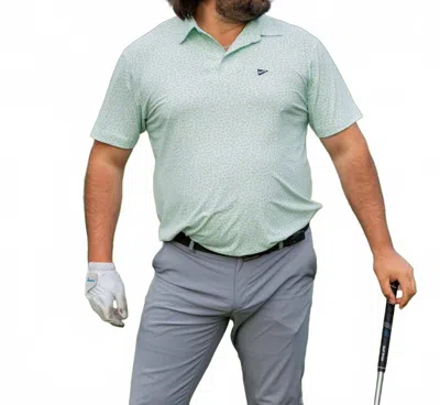 Breezy Golf Magnolia Golf Polo In Green Multi