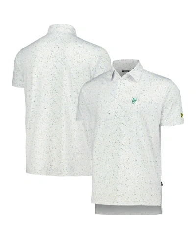 Breezy Golf Men's  White Wm Phoenix Open Splatter Polo