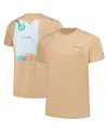 Breezy Golf Men's Gold The Players Just An Easy Par 3 T-shirt In Gold