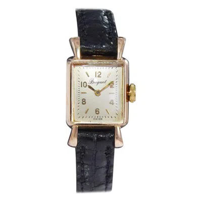 Pre-owned Breguet 18kt Yellow Gold Art Deco Style Manual Winding Watch, Circa 1950's