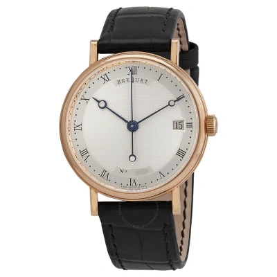 Breguet Classique Automatic Silver Dial 18kt Rose Gold Ladies Watch 9067br12976 In Black / Blue / Gold / Rose / Rose Gold / Silver
