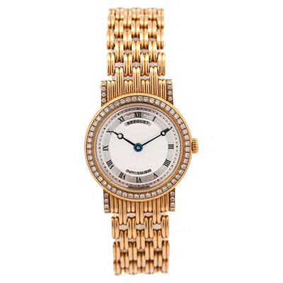 Pre-owned Breguet Classique Ladies Diamond In 18k Gold 25mm Watch In Multi