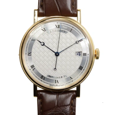 Breguet Classique Silver Dial Brown Leather Men's Watch5177ba/12/9v6