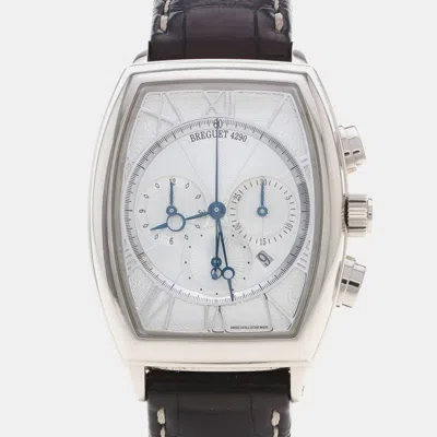 Pre-owned Breguet Heritage 5400bb/12/9v6 White 18k White Gold Automatic Men Wristwatch 42mm