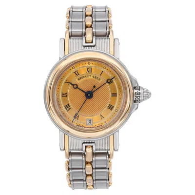 Pre-owned Breguet La Marine 18k Gold Stainless Steel Date Automatic Women's Watch In Multi