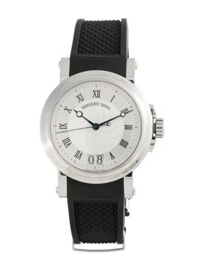Pre-owned Breguet Marine Big Date Watch In Multicolor