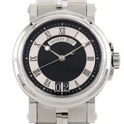 Pre-owned Breguet Marine Stainless Steel Wristwatch ()