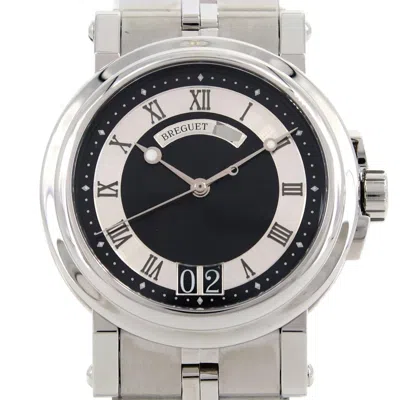 Pre-owned Breguet Marine Stainless Steel Wristwatch () In Multi