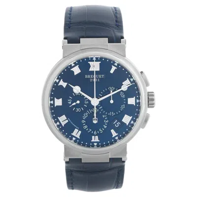 Pre-owned Breguet Marine Titanium Chronograph Men's Watch 5527ti/y1/9wv In Multi