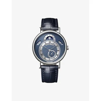 Breguet Mens Classique Calendrier 7337 18ct White-gold Automatic Watch 39mm White Gold