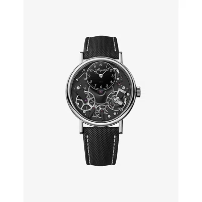 Breguet Mens Tradition 7037 Platinum Automatic Watch 38mm
