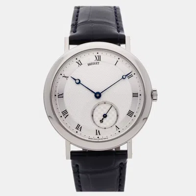 Pre-owned Breguet Classique 5140bb/12/9w6 40 Mm In Silver